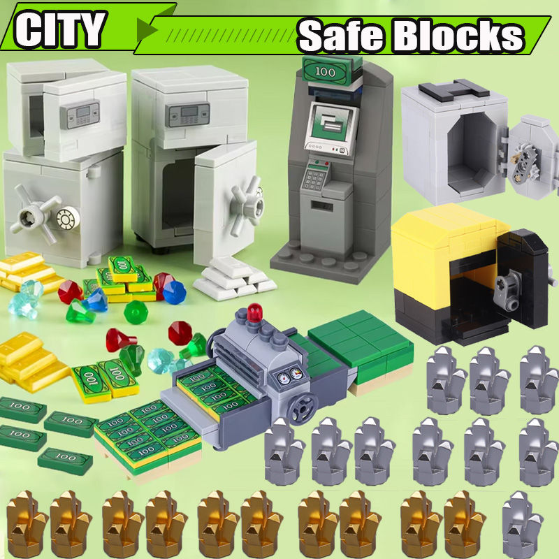 Lego Set Creator - MOC City Strongbox Сейф Строительные блоки