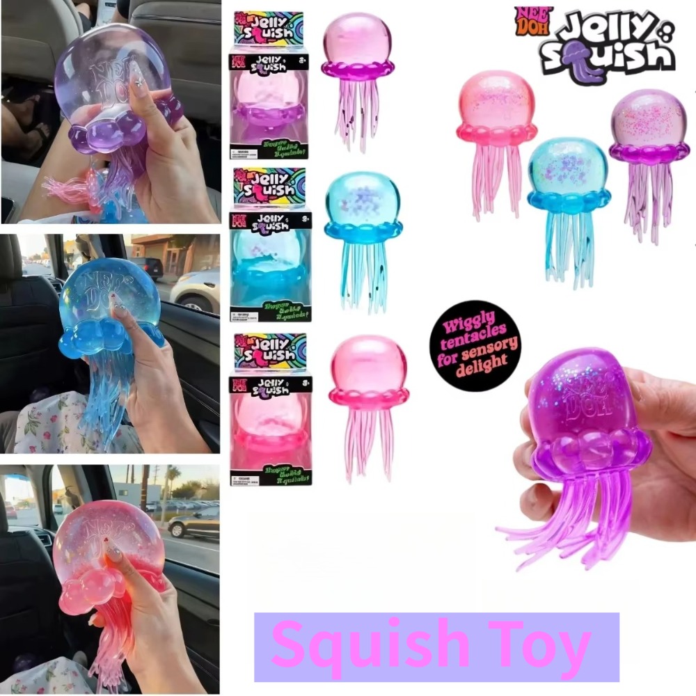 Party Games For Adults And Kids - Schylling Nee Doh Jellyfish & Cube